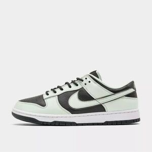 NIB Men Nike Dunk Low Dark Smoke Grey Barely Green Black Shoes FZ1670 001